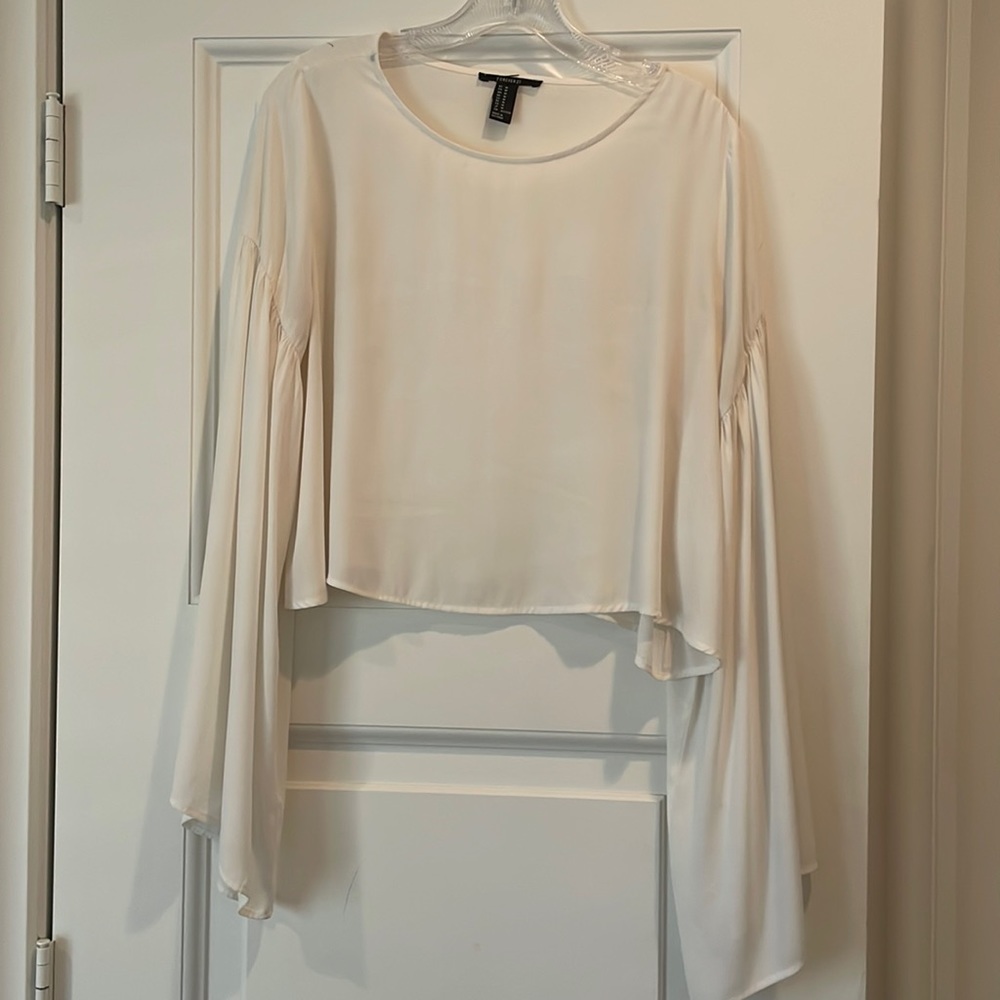 Forever 21 Crop Top w/ Bell Sleeves